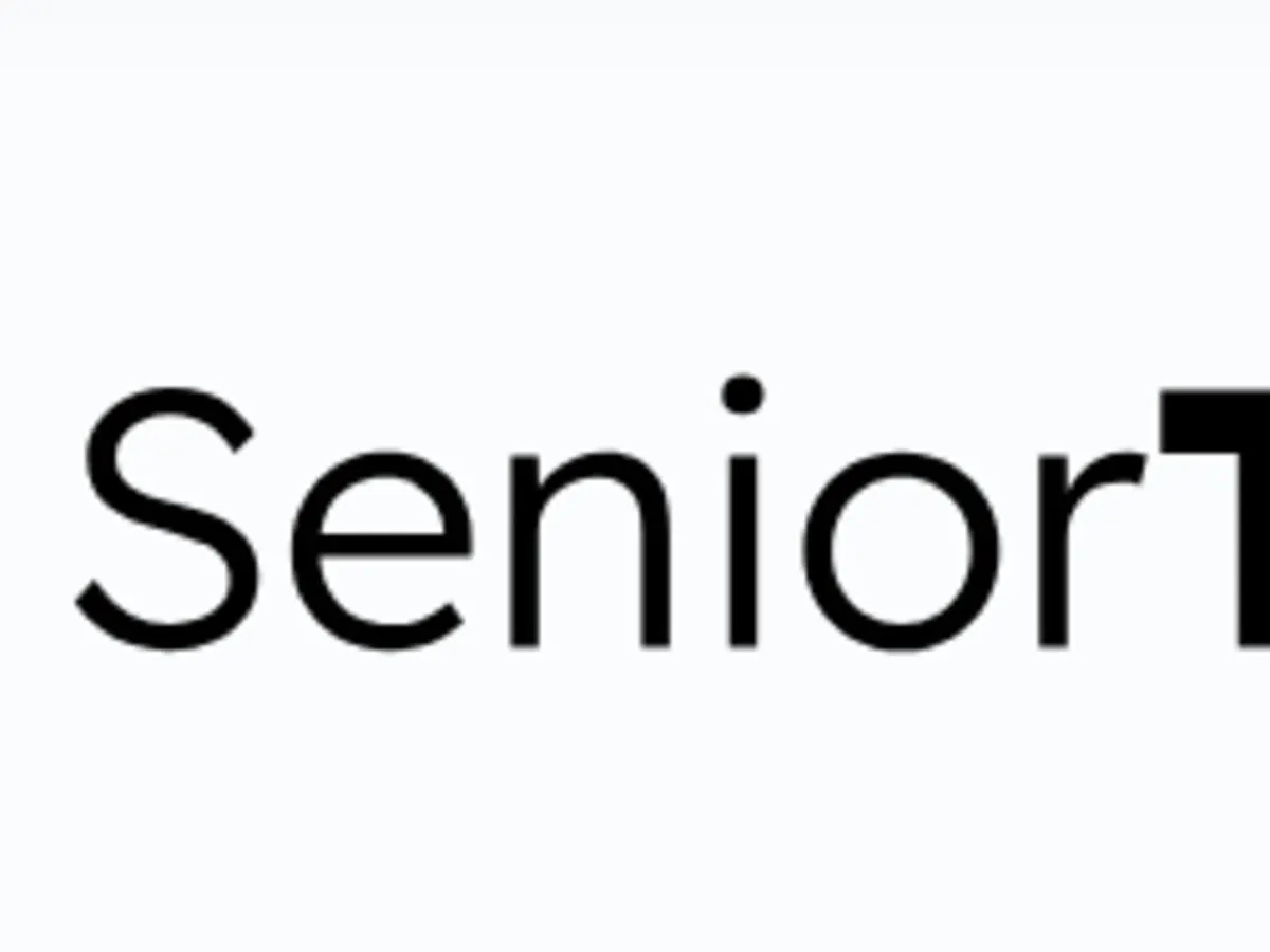 Le logo de SeniorTech écrit en gros
