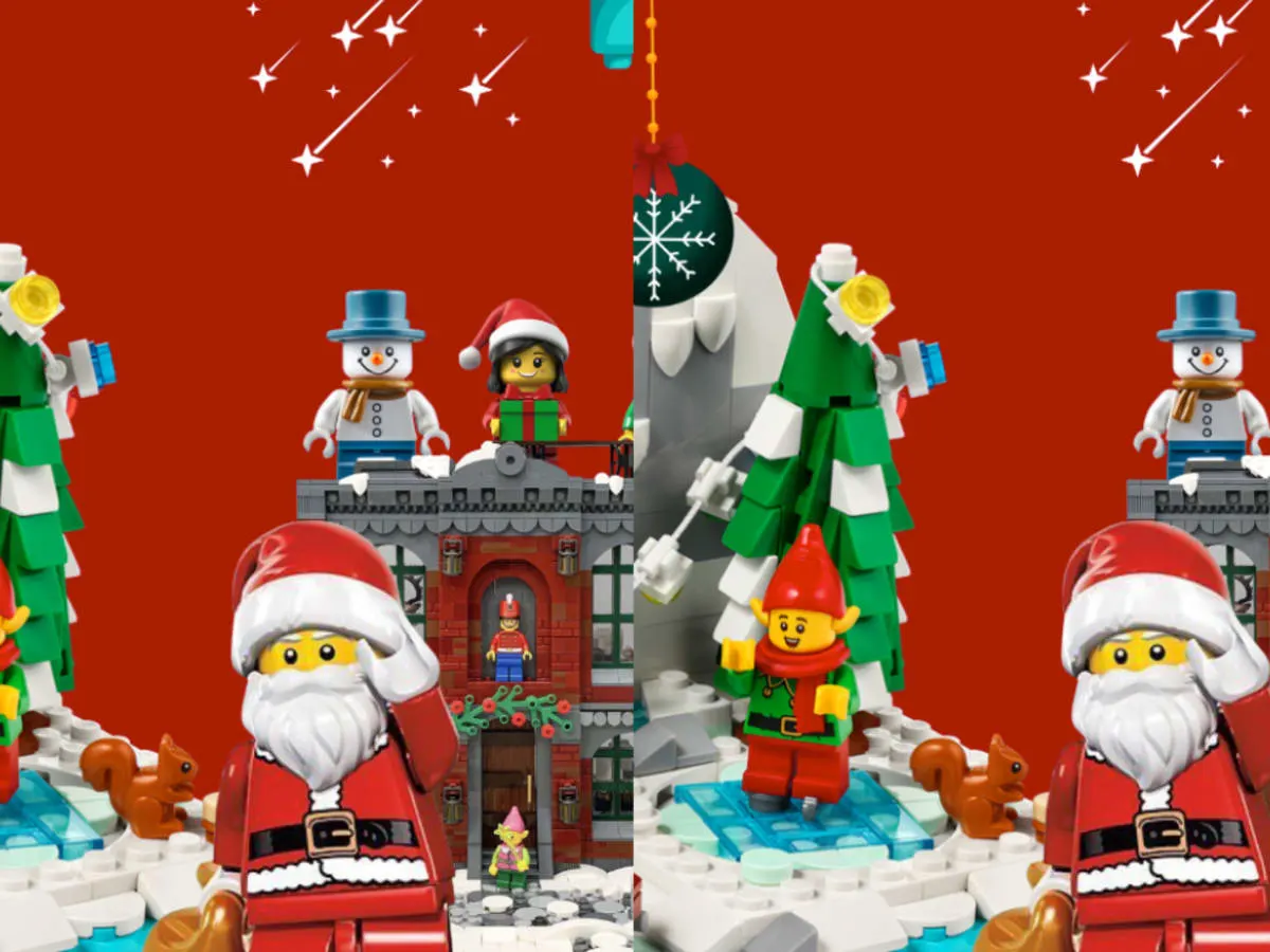 décoration de noel lego
