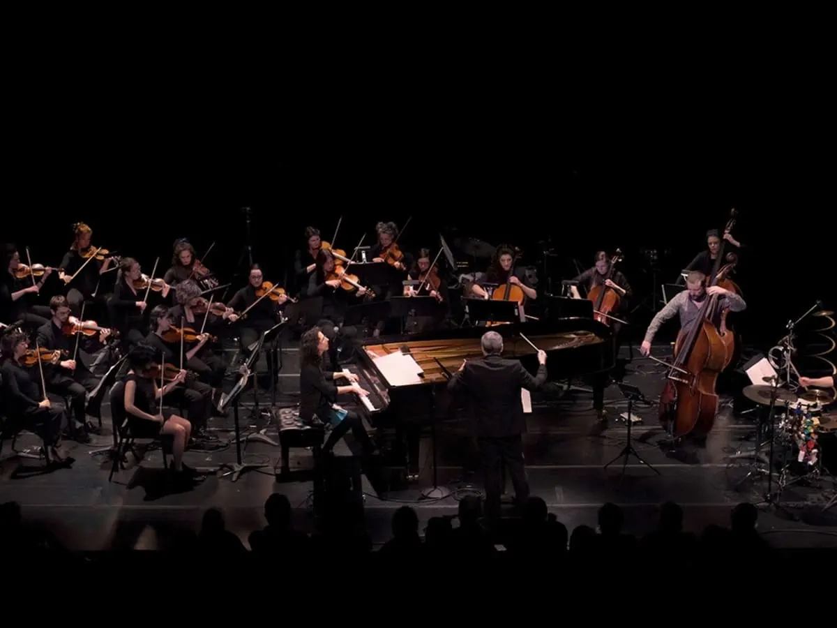 Photo de l'orchestre national de jazz sur scène