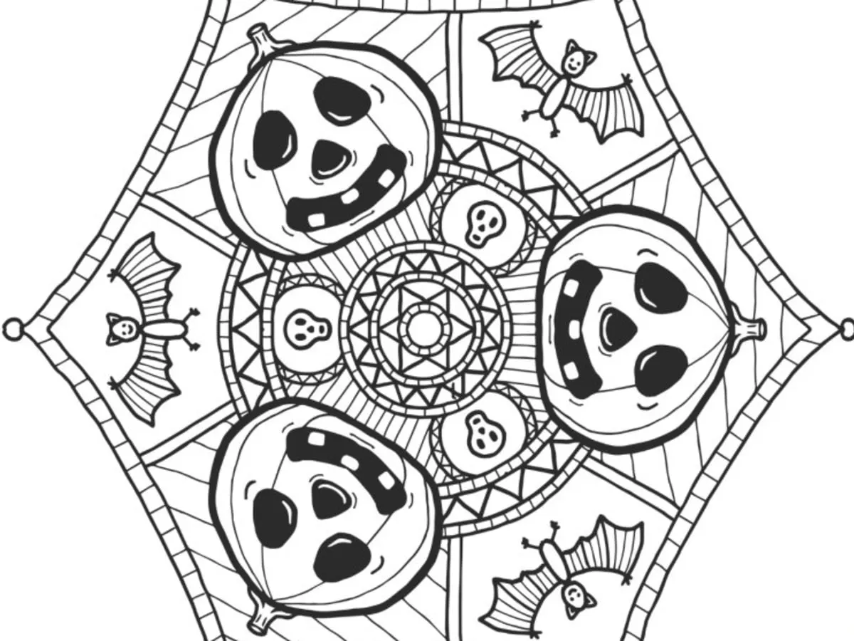 Mandalas d'Halloween
