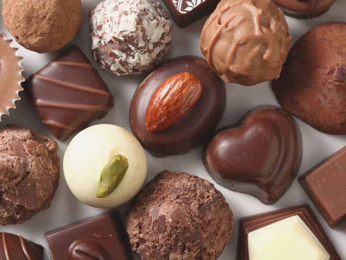 Différents formats de chocolats