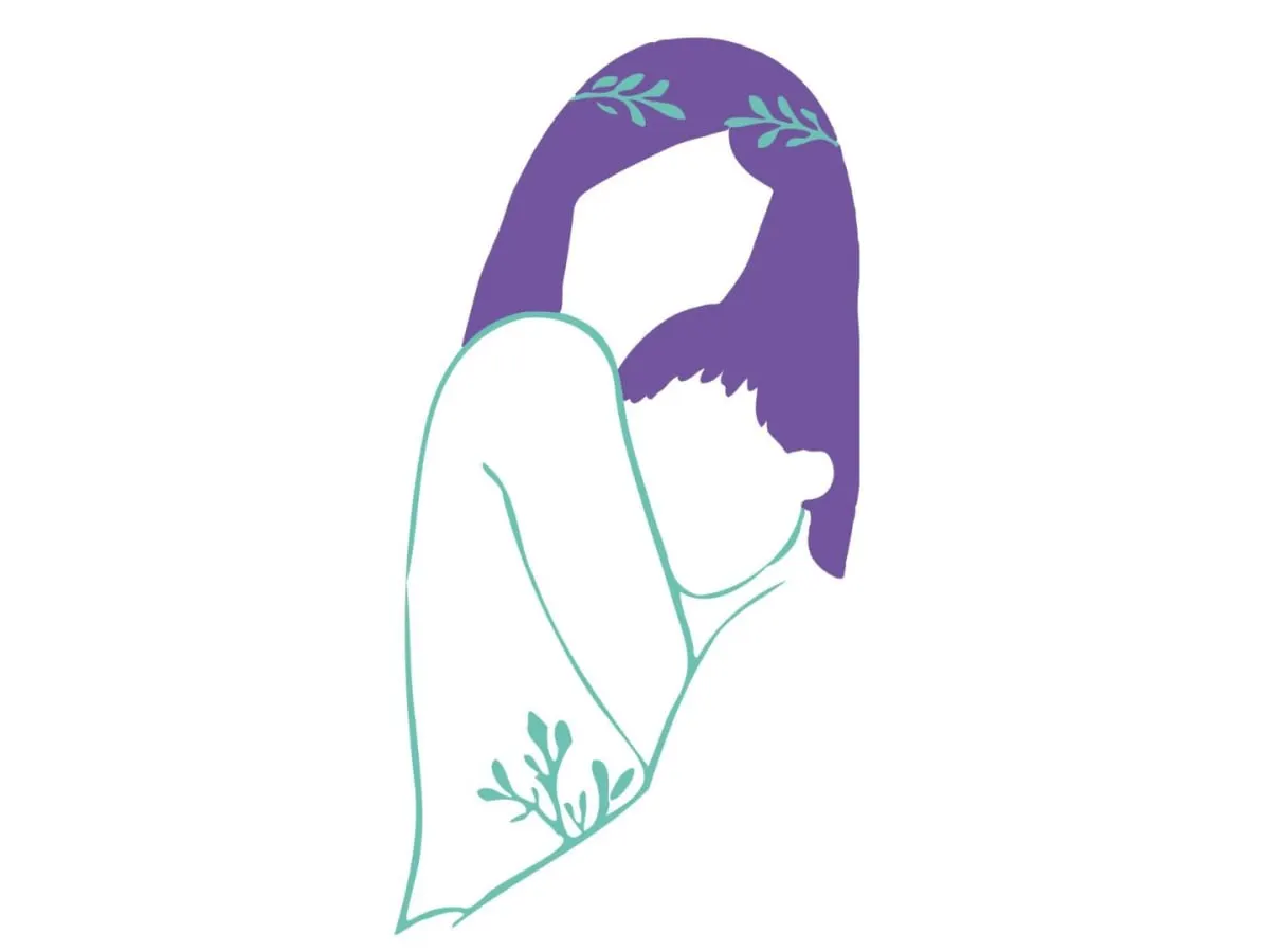 Une maman avec son enfant